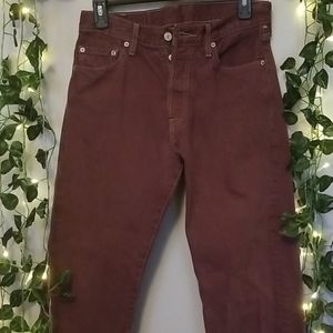 Vintage Levi Plum Jeans 501